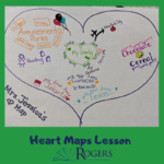Have students generate a heart map to generate ideas that they will want to write about in a writers workshop