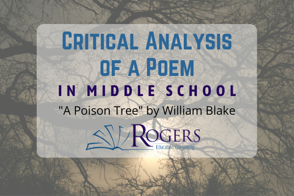 Critical Analysis of a Poem in Middle School