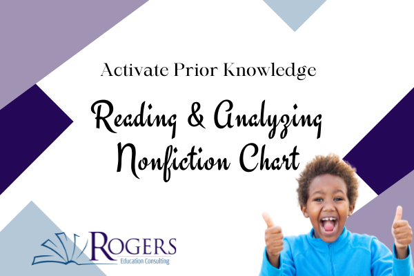 activate prior knowledge with reading and analyzing nonfiction