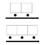 Elkonin boxes for segmenting phonemes
