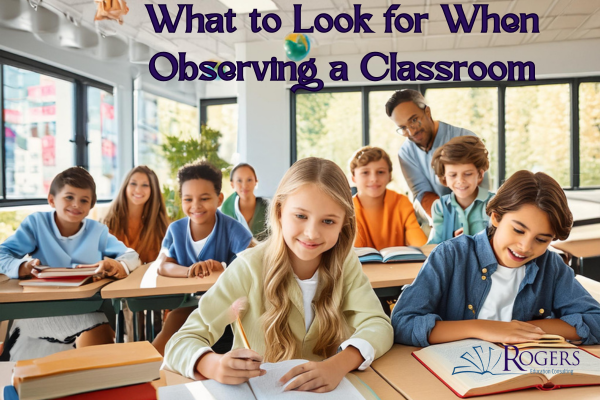 Vibrant classroom with children reading.