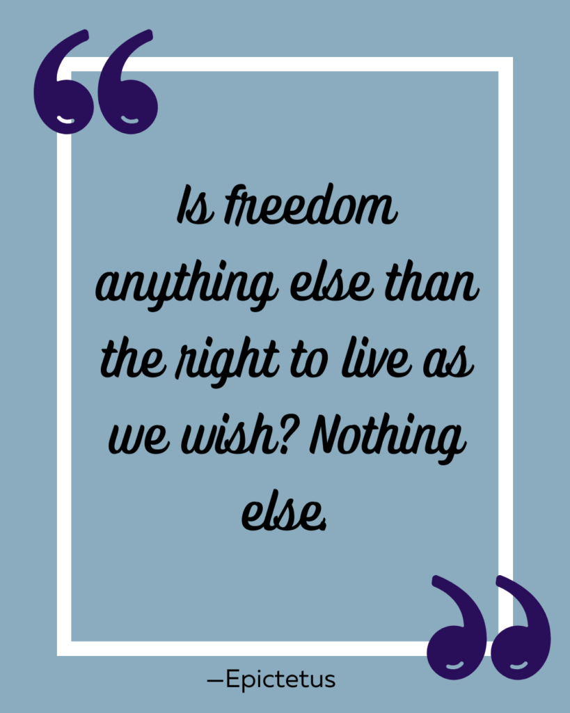 quote on freedom